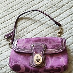 Chic coach wristlet